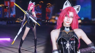 下一个 就轮到你了哦~ 【阿轲-暗夜猫娘cos】