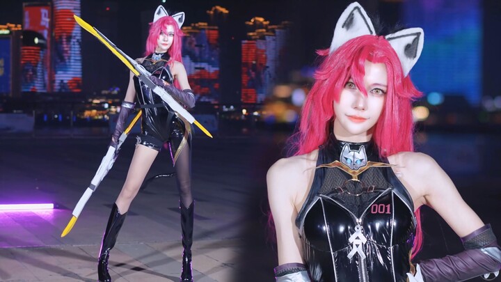 ถึงตาคุณแล้ว~ [Ake-Dark Night Cat Girl cos]