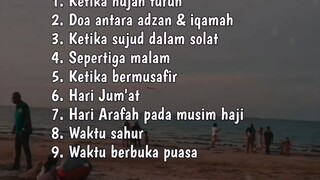 9 waktu mustajab untuk berdoa