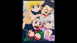 Speed Drawing - Gon, Killua, Leorio, & Kurapika (Hunter X Hunter)