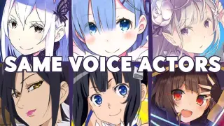 Re Zero All Characters Japanese Dub Voice Actors Same Anime Characters kara Hajimeru Isekai Seikatsu