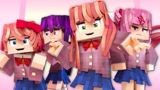 "Doki Doki Forever" | DDLC Minecraft Animation Music Video [Song by @OR3O_xd]