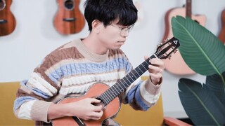 Hand speed explosion! "Doraemon" can improve hand speed practice丨Ukulele fingerstyle