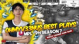 THE BEST PLAYS OF OHMYV33NUS FROM MPL-PH SEASON 7 "THE QUEEN OF MPL-PH"