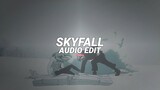 skyfall (where you go, i go) - adele [extended edit audio]
