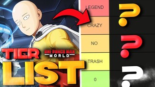 GLOBAL ONE PUNCH MAN WORLD TIER LIST!!! (who to reroll for?!)