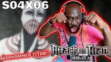 THE WAR HAMMER TITAN!!!! | Attack On Titan Season 4 Episode 6 Reaction