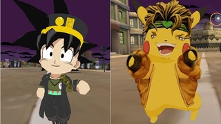 Jotaro vs Dio BUT its different characters