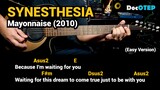Synesthesia - Mayonnaise (Easy Guitar Chords Tutorial with Lyrics)