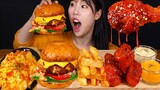 [Mukbang] Hamburger thịt bò siêu to khổng lồ