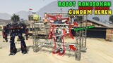 ROBOT RONGSOK BOBOIBOY BERUBAH MENJADI GUNDAM KEREN SETELAH DIPERBAIKIN SPONGEBO - GTA 5 MOD
