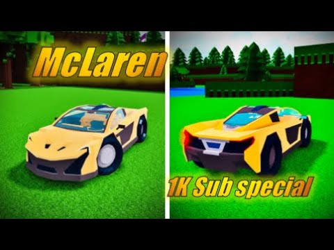 Micro block car - McLaren speedbuild [Roblox Build a Boat for Treasure]  Episode #15 - Bilibili