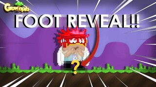 FOOT REVEAL 10.000 SUBSCRIBERS ( EPIC ) | GROWTOPIA!!!!!