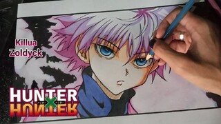 Drawing Killua Zoldyck From Hunter X Hunter