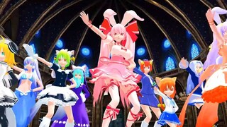 【MMD di gi charat】プリンセススクールでバラライカ