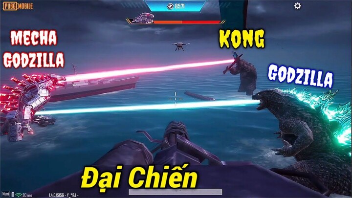 PUBG Mobile _ Trải Nghiệm Trận Chiến Cuối Cùng Godzilla + Kong vs MechaGodzilla √