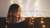 HE HAS CHOSEN YOU FOR ME - CHRISTIAN WEDDING SONG (SARAH PIPES) | Cover by Krizz | (LYRIC VIDEO)