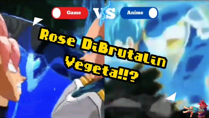 Scene Vegeta Vs Black Rose di DBS.