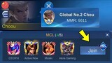 I MET 4 GLOBAL/YOUTUBER in MCL !! (WIN OR LOSE?) - Mobile Legends