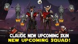 CLAUDE NEW UPCOMING SKIN MOBILE LEGENDS NEW UPCOMING SQUAD CLAUDE NEW EPIC SKIN MLBB NEWS ML LEAKS!