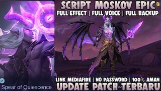 Script Skin Moskov Epic Twilight Dragon Full Effect No Password Patch Terbaru | Mobile Legends