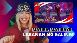 Thea Astley and Bugoy Drilon's flawless mashup! | The Clash 2023 | REACTION VIDEO |GRABE ANG SAGUTAN