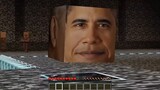 Minecraft TNT crooked knowledge, TNT bombing and rebuilding, Obama?