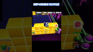 IMPOSSIBLE SKILL!! 98989041241 IQ PLAY!! #shorts #stumbleguys #blockdash