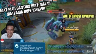 NGEPRANK TIM SAMPAI EMOSI MATI SAMA BUFF KWKW!! FANNY 120match, 0 Win Rate!! PRANK FANNY NGESOT