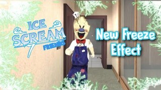 New Freeze Effect On Player's Screen When Rod Caught You In Ice Scream 7 (Unofficial)