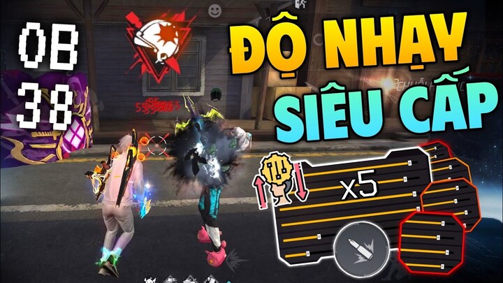 5 Độ Nhạy Siêu Cấp OB38 Kéo Tâm Headshot One Shot ( Tử Chiến - Rank )