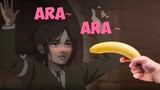 Zenitsu can't handle Pieck's Ara Ara