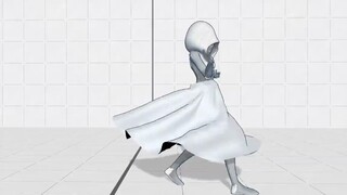 Amazing skirt physics by MMD author ジュウ | Full model demo after 1 minute 16 seconds