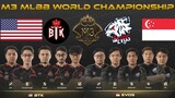 EVOS SG VS BTK | Group C | M3 MLBB World Championship 2021
