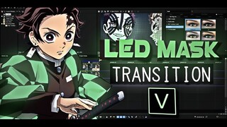 LED Mask Transition Sony Vegas Pro Tutorial