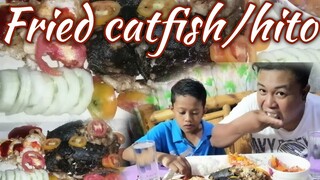 FRIED HITO /CATFISH / FRIED EGG / PIPINO /SWEET MANGO