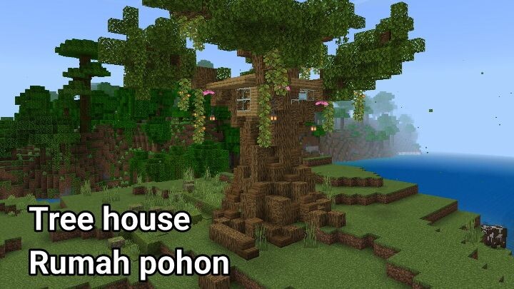 Minecraft Timelapse Rumah Pohon kayu