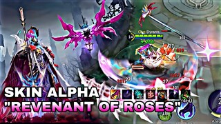 THE REAL SKIN MAHAKARYA🔥 REVIEW SKIN LEGEND ALPHA "REVENANT OF ROSES"