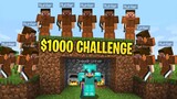 Minecraft Manhunt vs 100 Hunters FOR $1000!