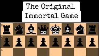 The Original Immortal Game Anderssen vs Kieseritzky, 1851