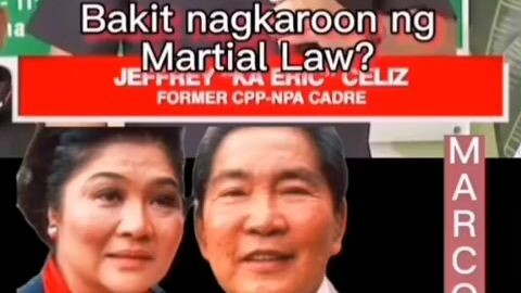 Bakit nagkaroon Ng Martial Law..