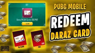 HOW TO REDEEM DARAZ VOUCHER IN PUBG MOBILE | FREE UC IN PUBG MOBILE | NEW EVENT PUBG