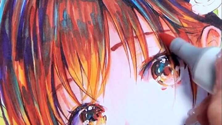 【ปากกามาร์กเกอร์】วาดได้อย่างไรด้วยสีพื้นฐานเพียง 12 สี! -