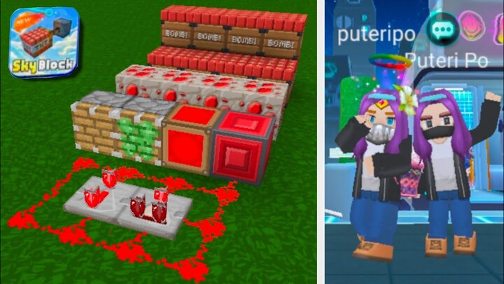OMG!🤩 Redstone Update in Skyblock + New Puteri Po Skin!! Blockman Go