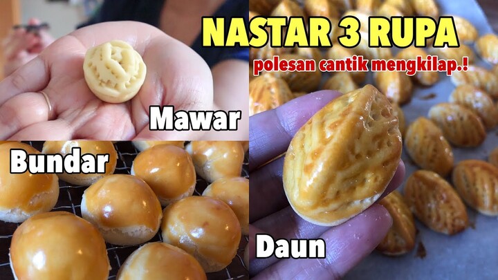 NASTAR DAUN, MAWAR & BULAT || TUTORIAL NASTAR