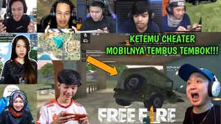 REAKSI GAMER KETEMU CHEATER DI FREE FIRE, MOBILNYA TEMBUS TEMBOK!!! | GARENA FREE FIRE INDONESIA