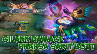 GILAKK DAMAGE PHARSA SAKIT BANGETT!! - Mobile Legends