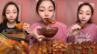 อาหารอันโอชะ ตอนน้องหม่วยกินโซวสไตรASMR เครื่องในจุ่มหม่าหล่า EP.60