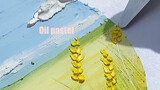 Hướng dẫn vẽ tranh sáp dầu: Cỏ