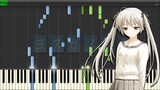 Hiyoku No Hane - Yosuga No Sora Opening [Piano Tutorial +Midi | Sheet]